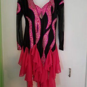 Latin dance competition dress, size M, NWOT